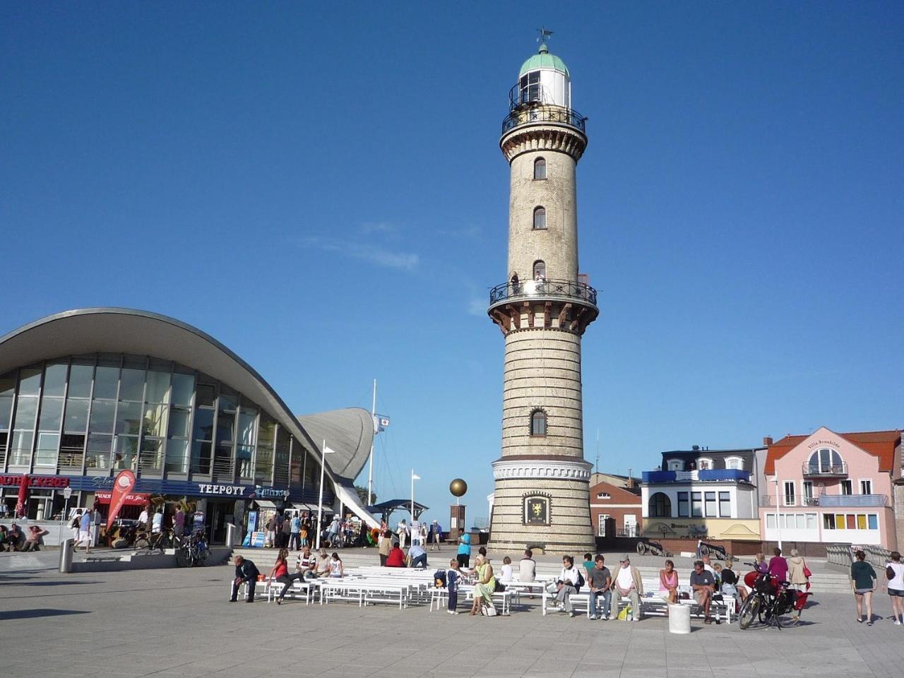 Apartamento Sonnendeck, Direkt Am Leuchtturm Rostock Exterior foto