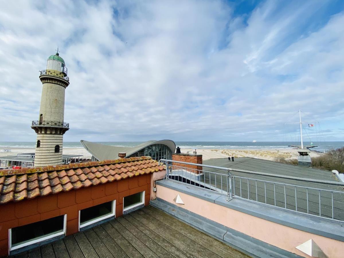 Apartamento Sonnendeck, Direkt Am Leuchtturm Rostock Exterior foto
